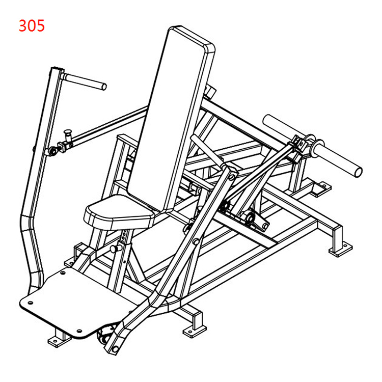 Sjedeći pritisak na prsa<br />DJ-Flex-305 Sjedeći pritisak na prsa<br />DJ-Flex-305